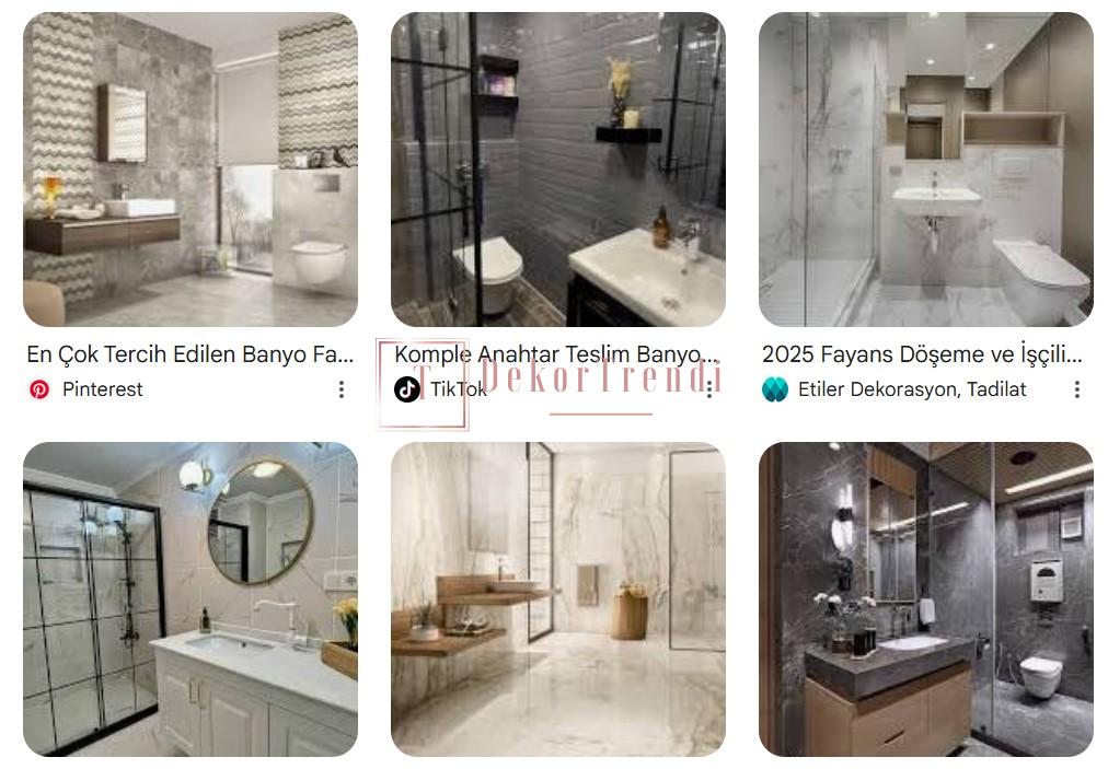 Yeni Model Banyo Fayans Modelleri