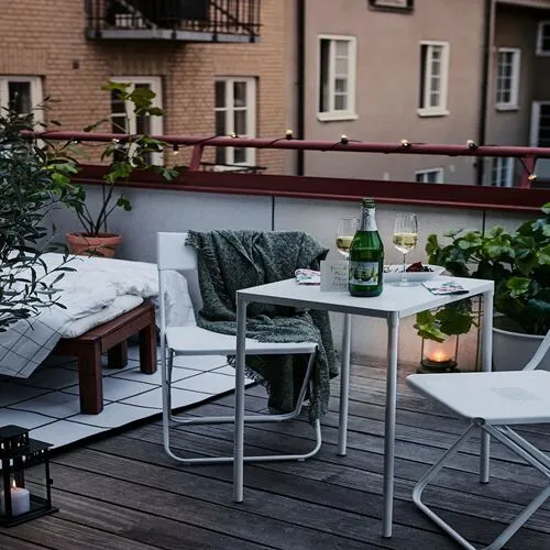 İkea Balkon Masa Sandalye Takımı